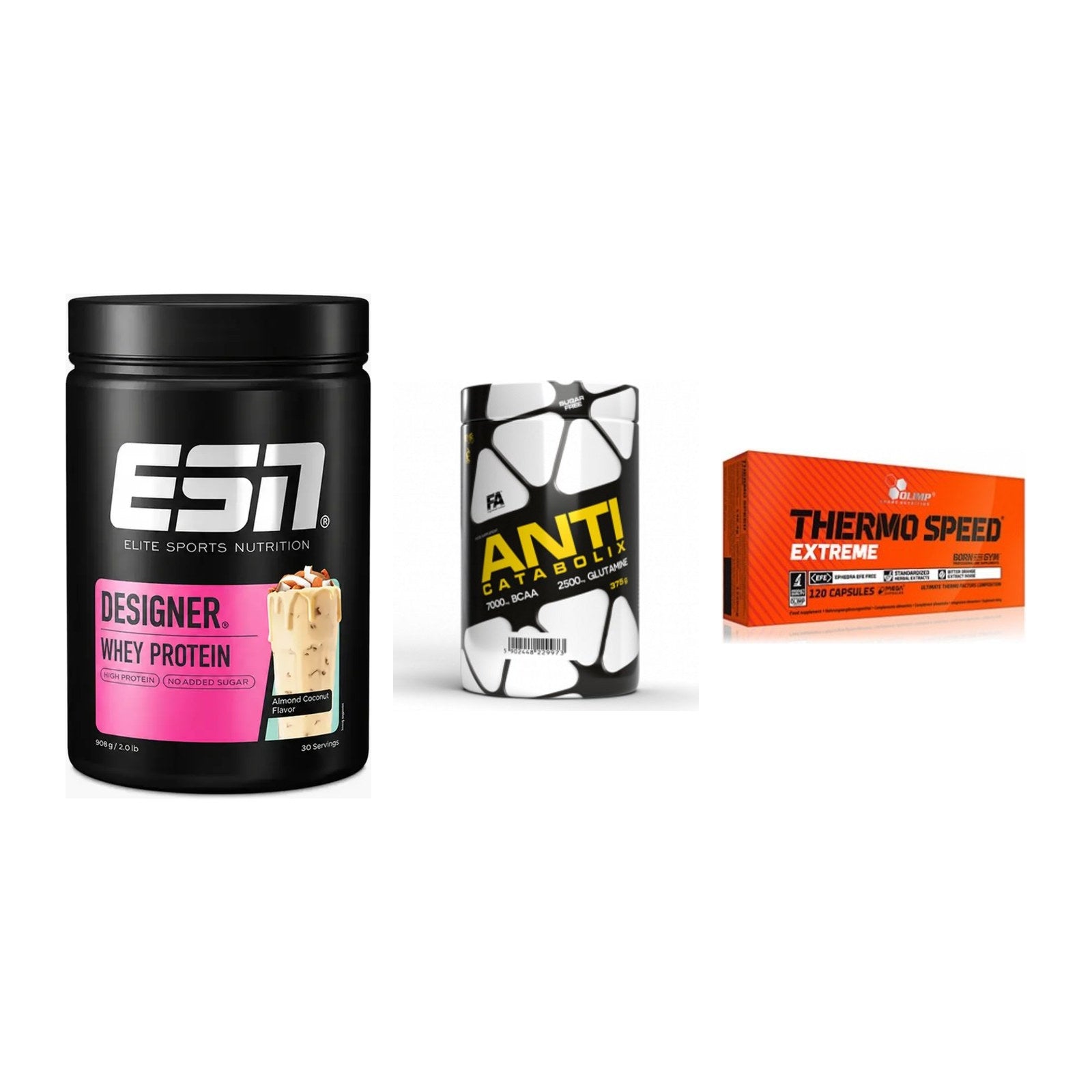 Definitionsphase-Set: ESN Designer + FA Nutrition + Olimp Thermo – alle enthaltenen Artikel