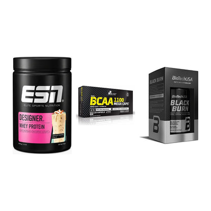 Definitionsphase-Set: ESN Designer + Olimp BCAA + BioTech Black – alle enthaltenen Artikel