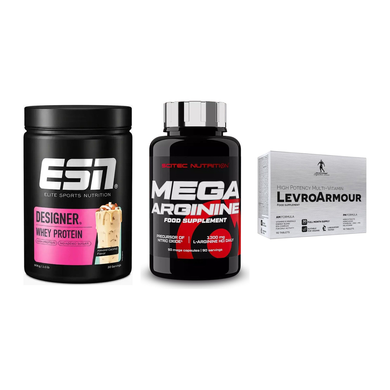 Definitionsphase-Set: ESN Designer + Scitec Mega + Kevin Levrone – alle enthaltenen Artikel