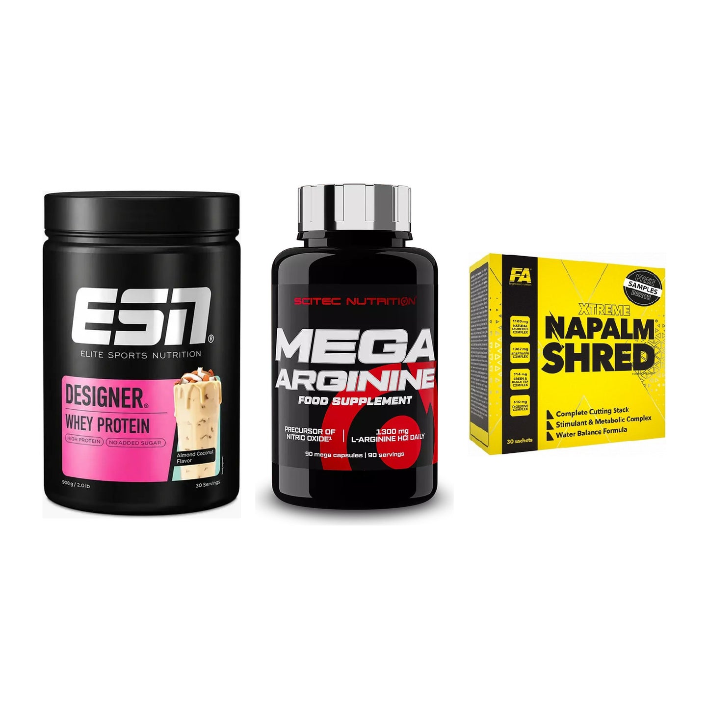 Definitionsphase-Set: ESN Designer + Scitec Mega + FA Nutrition – alle enthaltenen Artikel