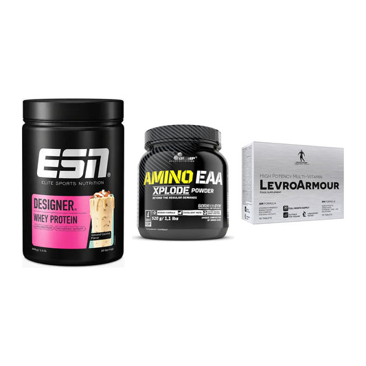 Definitionsphase-Set: ESN Designer + Olimp Amino + Kevin Levrone – alle enthaltenen Artikel