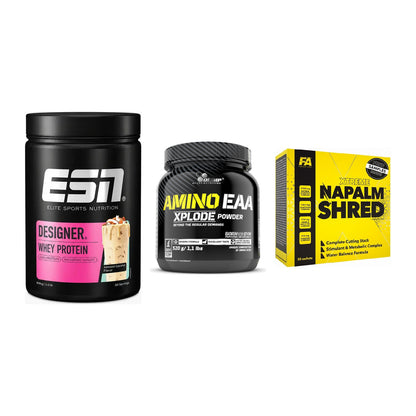 Definitionsphase-Set: ESN Designer + Olimp Amino + FA Nutrition – alle enthaltenen Artikel