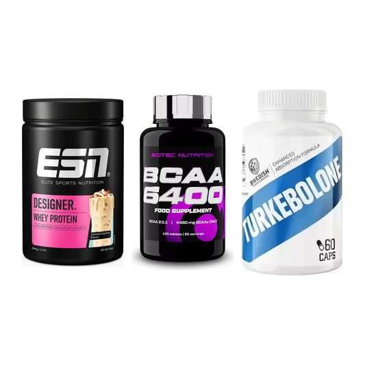 Definitionsphase-Set: ESN Designer + Scitec BCAA + Swedish Supple – alle enthaltenen Artikel