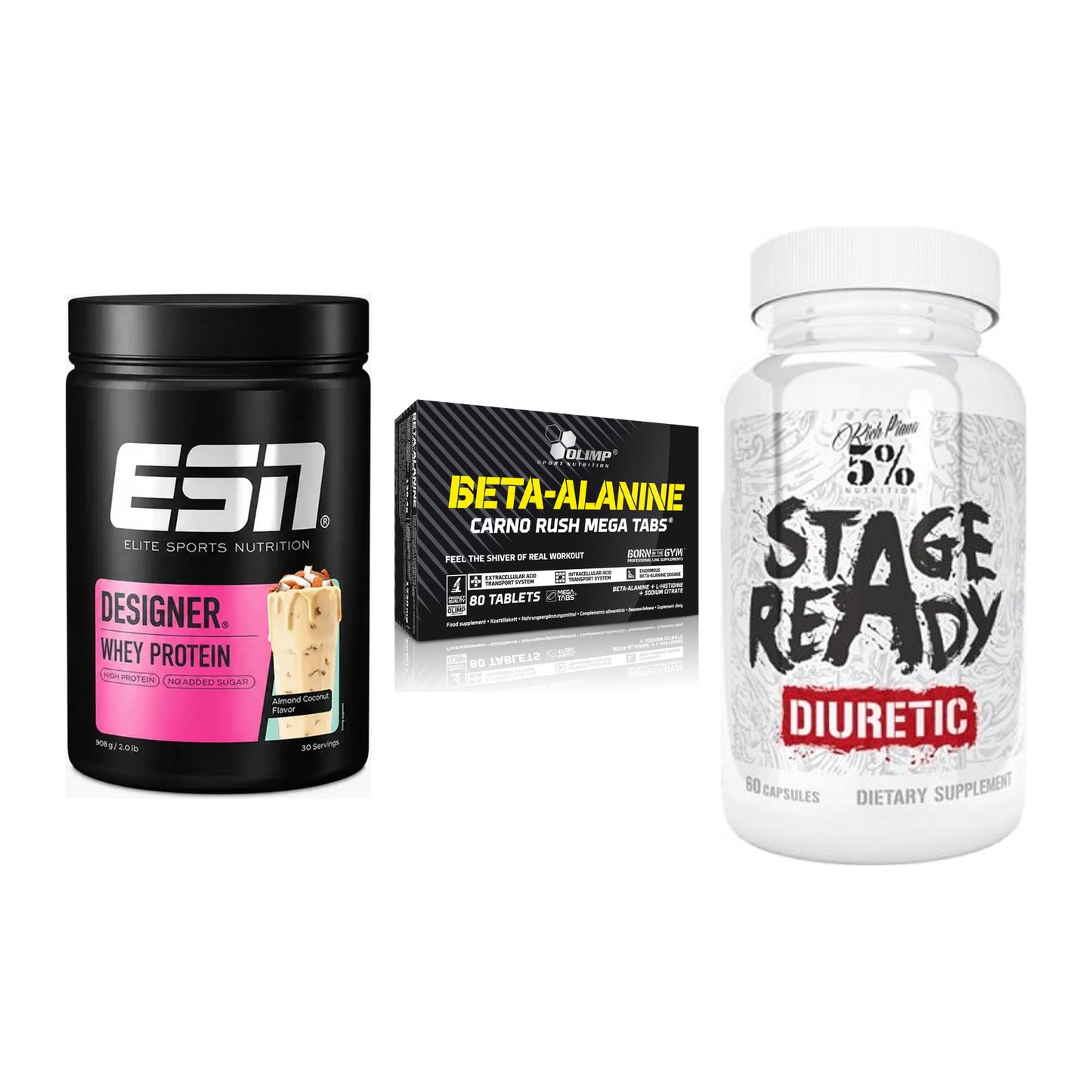 Definitionsphase-Set: ESN Designer + Olimp Beta-Ala + 5% Nutrition – alle enthaltenen Artikel