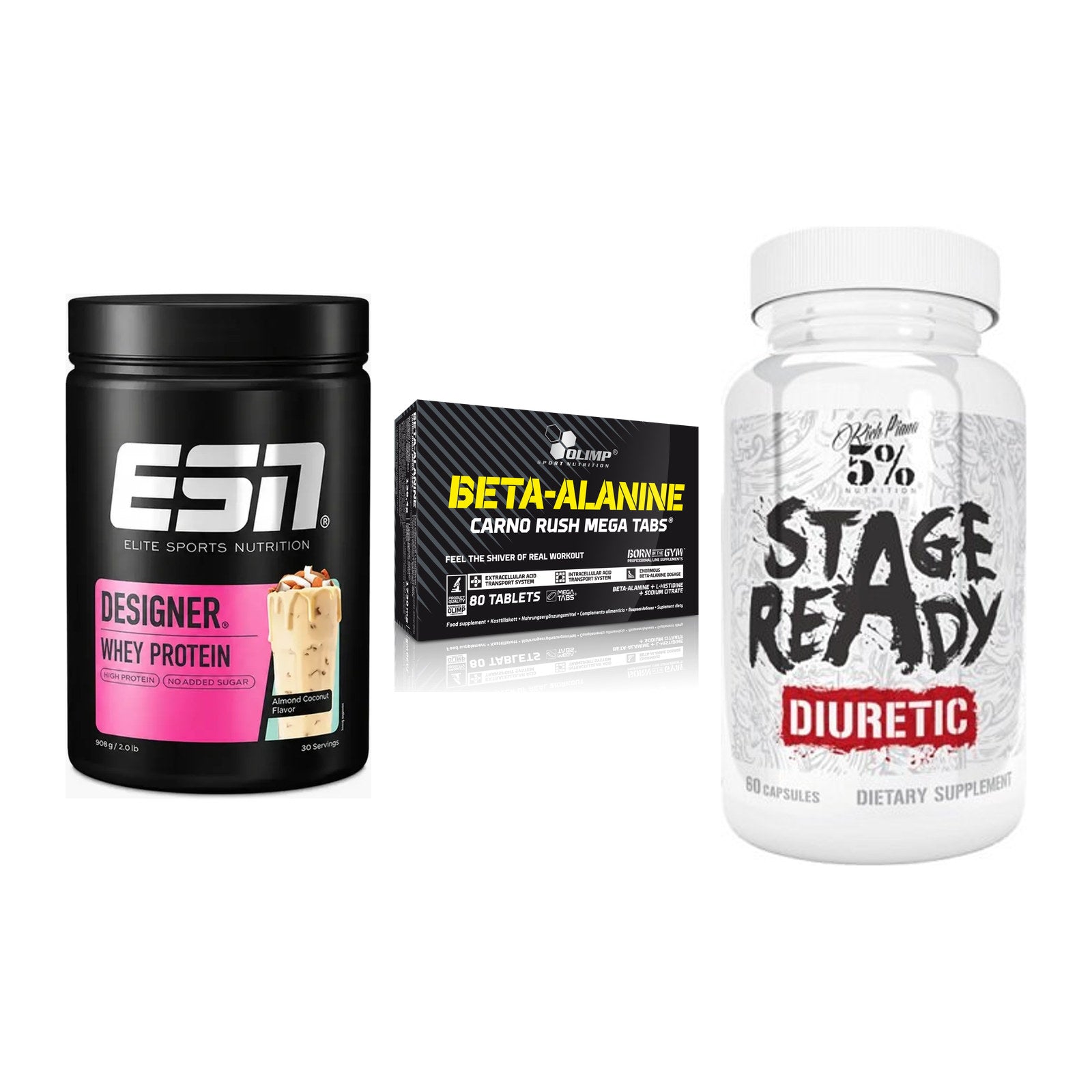 Definitionsphase-Set: ESN Designer + Olimp Beta-Ala + 5% Nutrition – alle enthaltenen Artikel