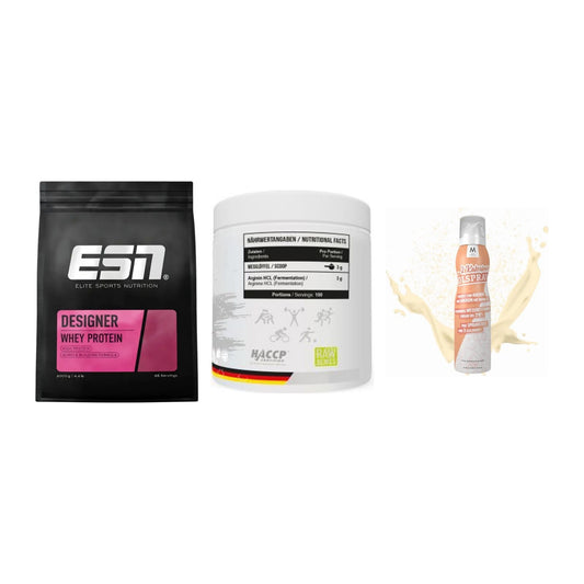 Definitionsphase-Set: ESN Designer + MST Arginine + More Nutrition – alle enthaltenen Artikel