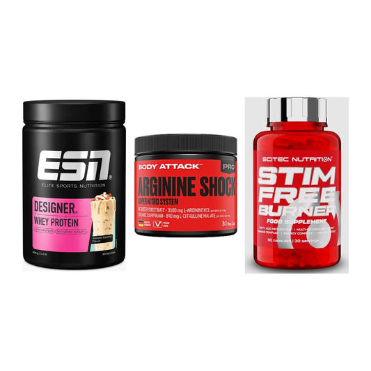 Definitionsphase-Set: ESN Designer + Body Attack + Scitec Stim – alle enthaltenen Artikel