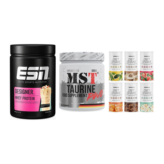 Definitionsphase-Set: ESN Designer + MST Taurine + BioTech Diet – alle enthaltenen Artikel