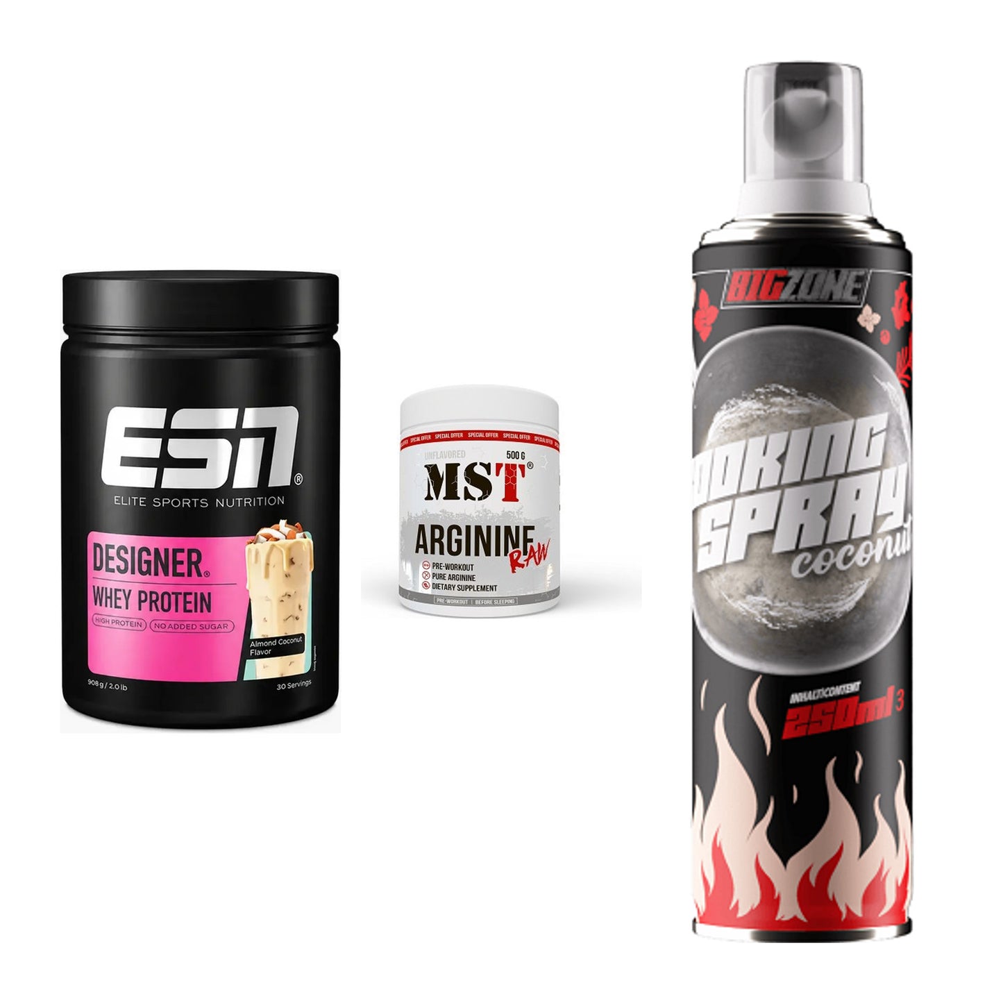 Definitionsphase-Set: ESN Designer + MST Arginine + Big Zone – alle enthaltenen Artikel