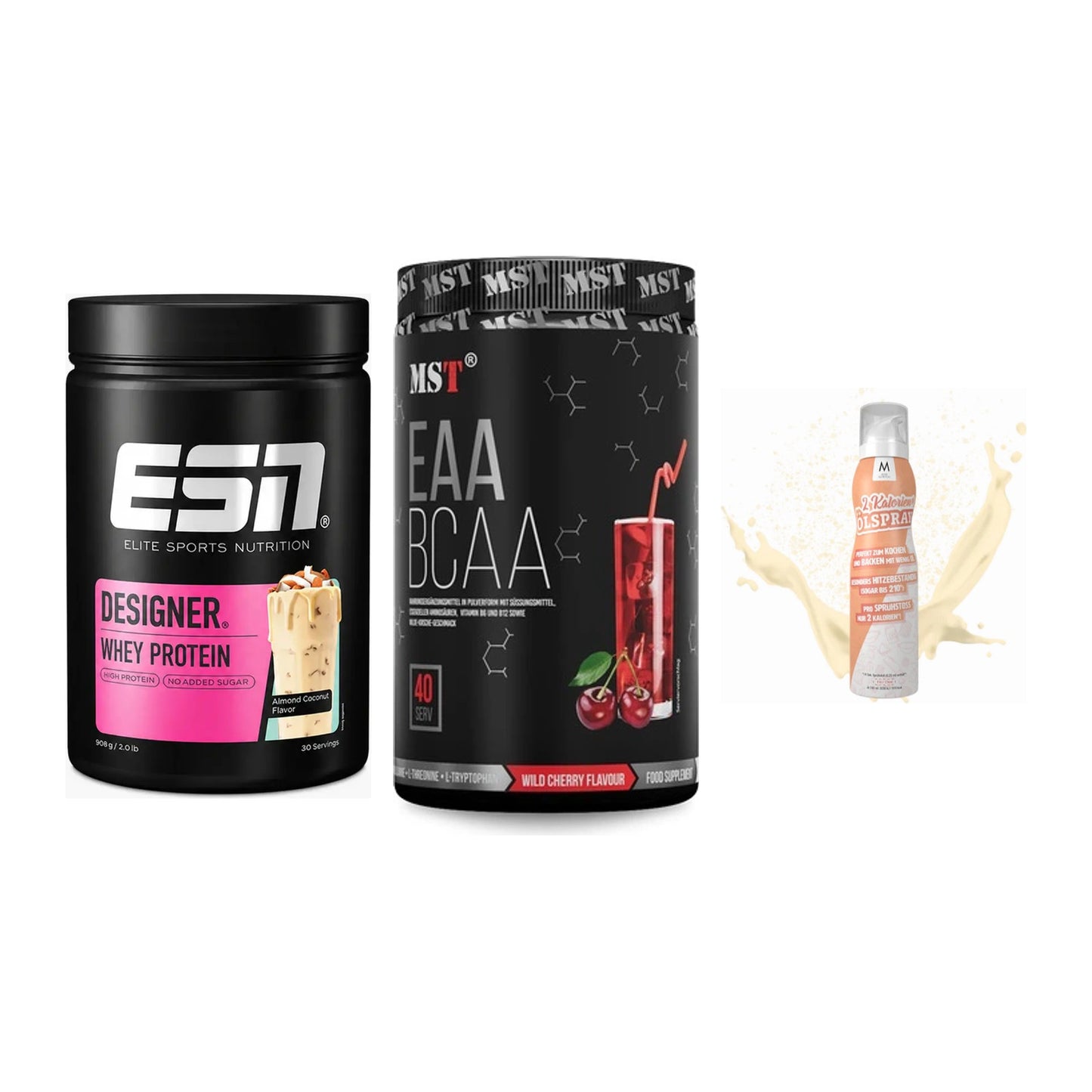 Definitionsphase-Set: ESN Designer + MST EAA & BCAA + More Nutrition – alle enthaltenen Artikel