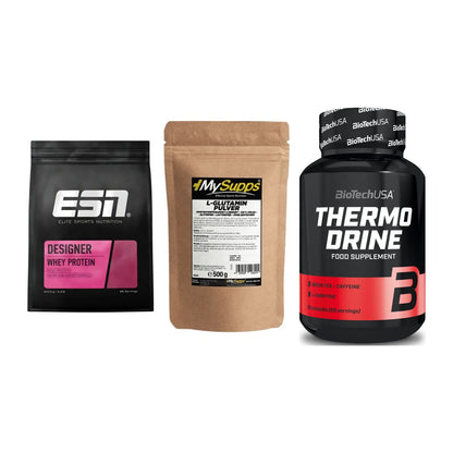 Definitionsphase-Set: ESN Designer + MySupps Glutam + BioTech Thermo – alle enthaltenen Artikel