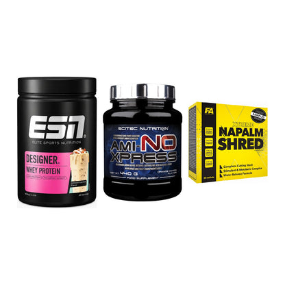 Definitionsphase-Set: ESN Designer + Scitec Ami-NO + FA Nutrition – alle enthaltenen Artikel