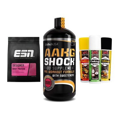 Definitionsphase-Set: ESN Designer + BioTech AAKG + XXL Nutrition – alle enthaltenen Artikel