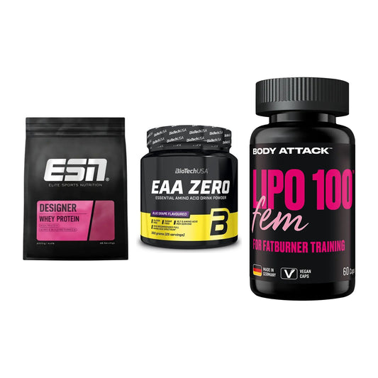 Definitionsphase-Set: ESN Designer + BioTech EAA + Body Attack – alle enthaltenen Artikel