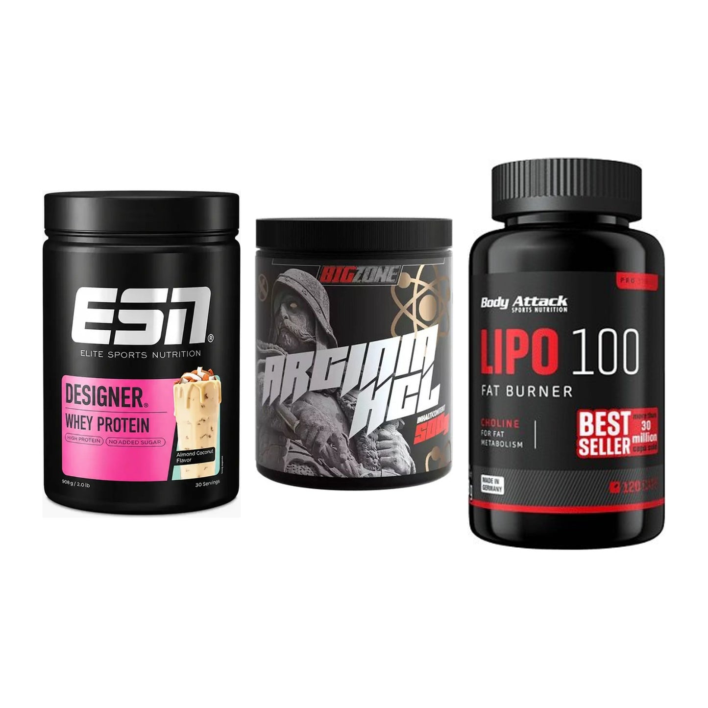 Definitionsphase-Set: ESN Designer + Big Zone + Body Attack – alle enthaltenen Artikel