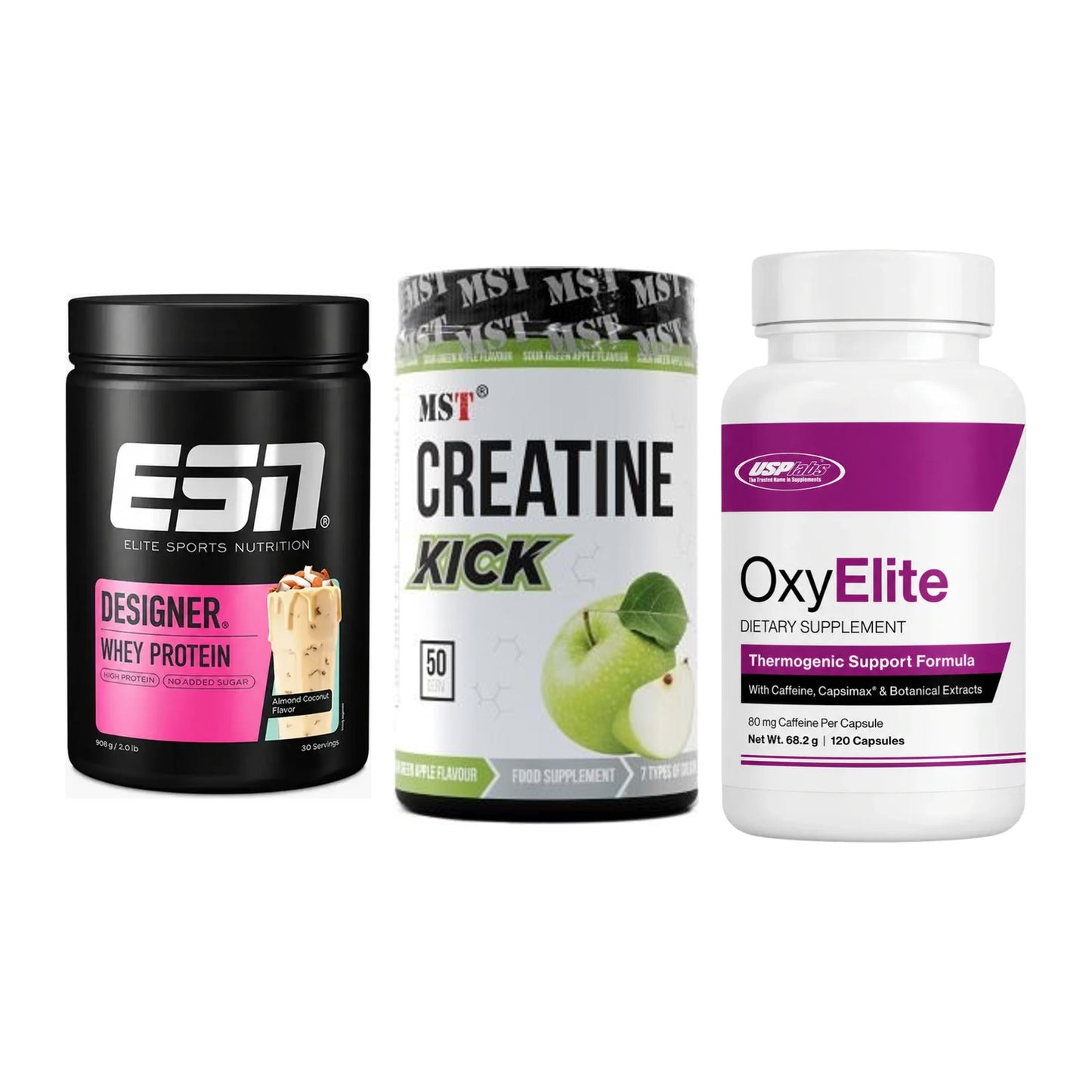 Definitionsphase-Set: ESN Designer + MST Creatine + USP Labs – alle enthaltenen Artikel