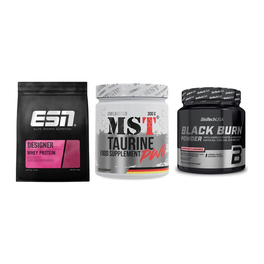 Definitionsphase-Set: ESN Designer + MST Taurine + BioTech Black – alle enthaltenen Artikel