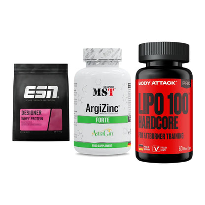 Definitionsphase-Set: ESN Designer + MST ArgiZinc + Body Attack – alle enthaltenen Artikel