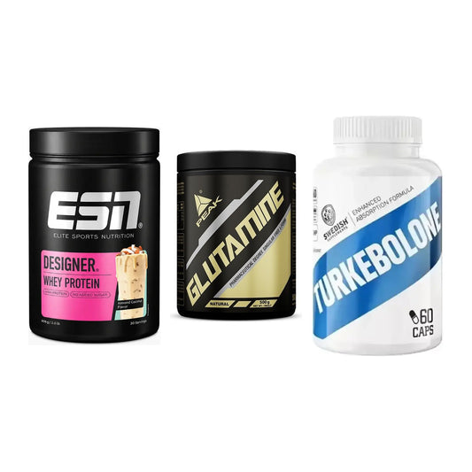 Definitionsphase-Set: ESN Designer + Peak Glutamin + Swedish Supple – alle enthaltenen Artikel