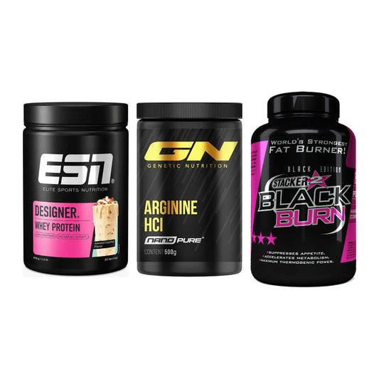 Definitionsphase-Set: ESN Designer + GN Arginine + Stacker2 Black – alle enthaltenen Artikel
