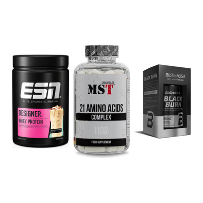 Definitionsphase-Set: ESN Designer + MST 21 Amino + BioTech Black – alle enthaltenen Artikel