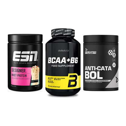 Definitionsphase-Set: ESN Designer + BioTech BCAA+B + Dedicated – alle enthaltenen Artikel