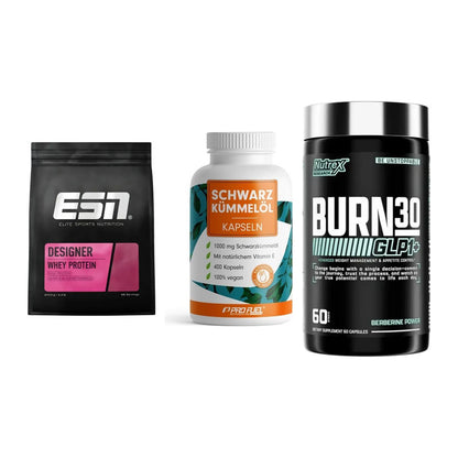 Definitionsphase-Set: ESN Designer + ProFuel Schwar + Nutrex Burn 30 – alle enthaltenen Artikel