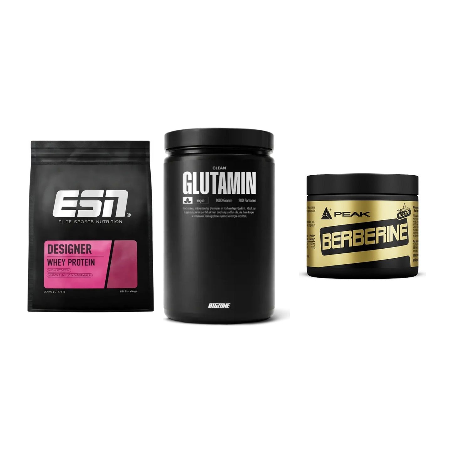 Definitionsphase-Set: ESN Designer + Big Zone + Peak Berberine – alle enthaltenen Artikel