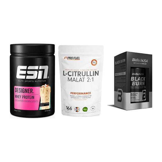 Definitionsphase-Set: ESN Designer + ProFuel L-Citr + BioTech Black – alle enthaltenen Artikel