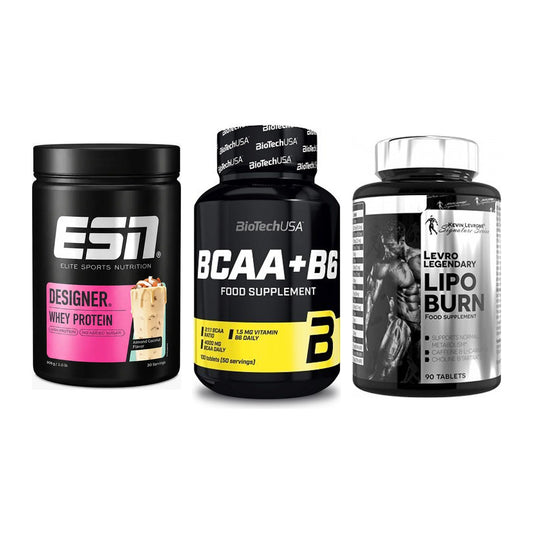 Definitionsphase-Set: ESN Designer + BioTech BCAA+B + Kevin Levrone – alle enthaltenen Artikel