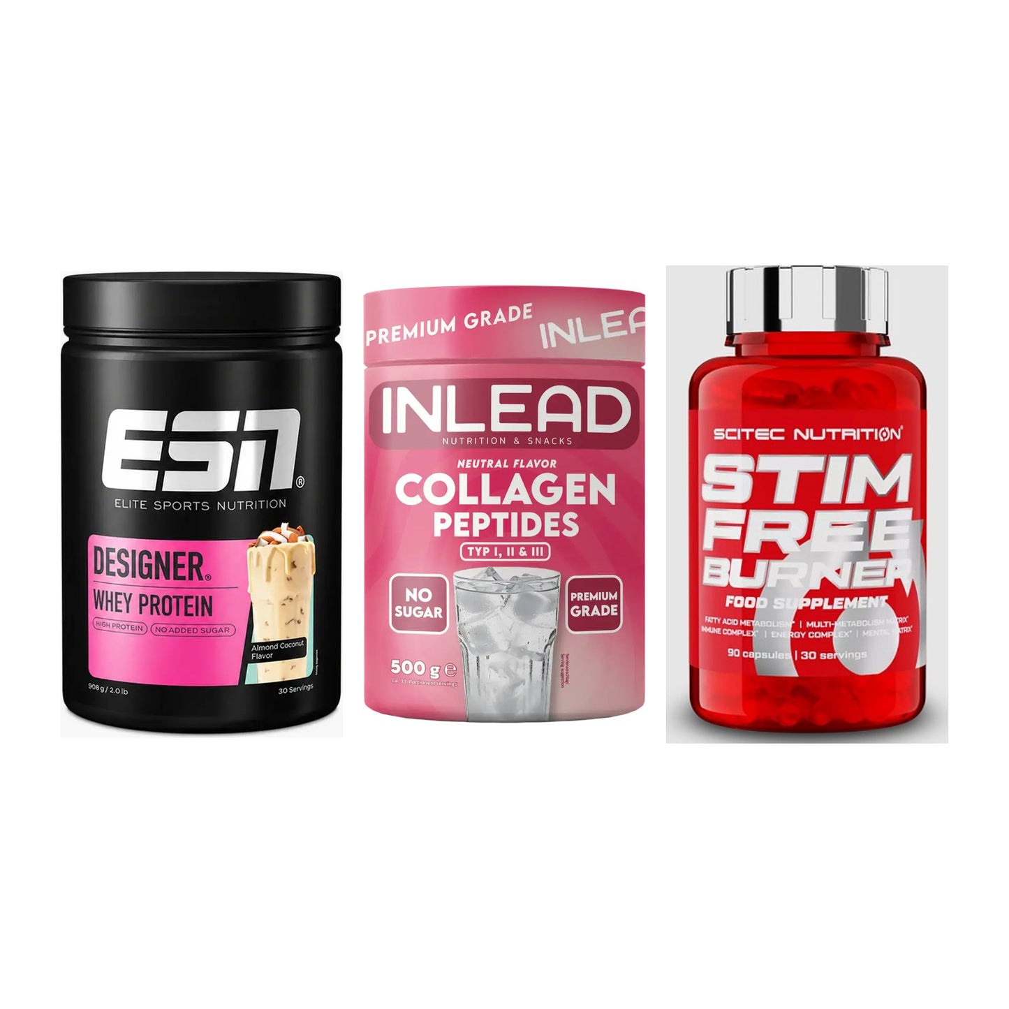 Definitionsphase-Set: ESN Designer + INLEAD Collage + Scitec Stim – alle enthaltenen Artikel