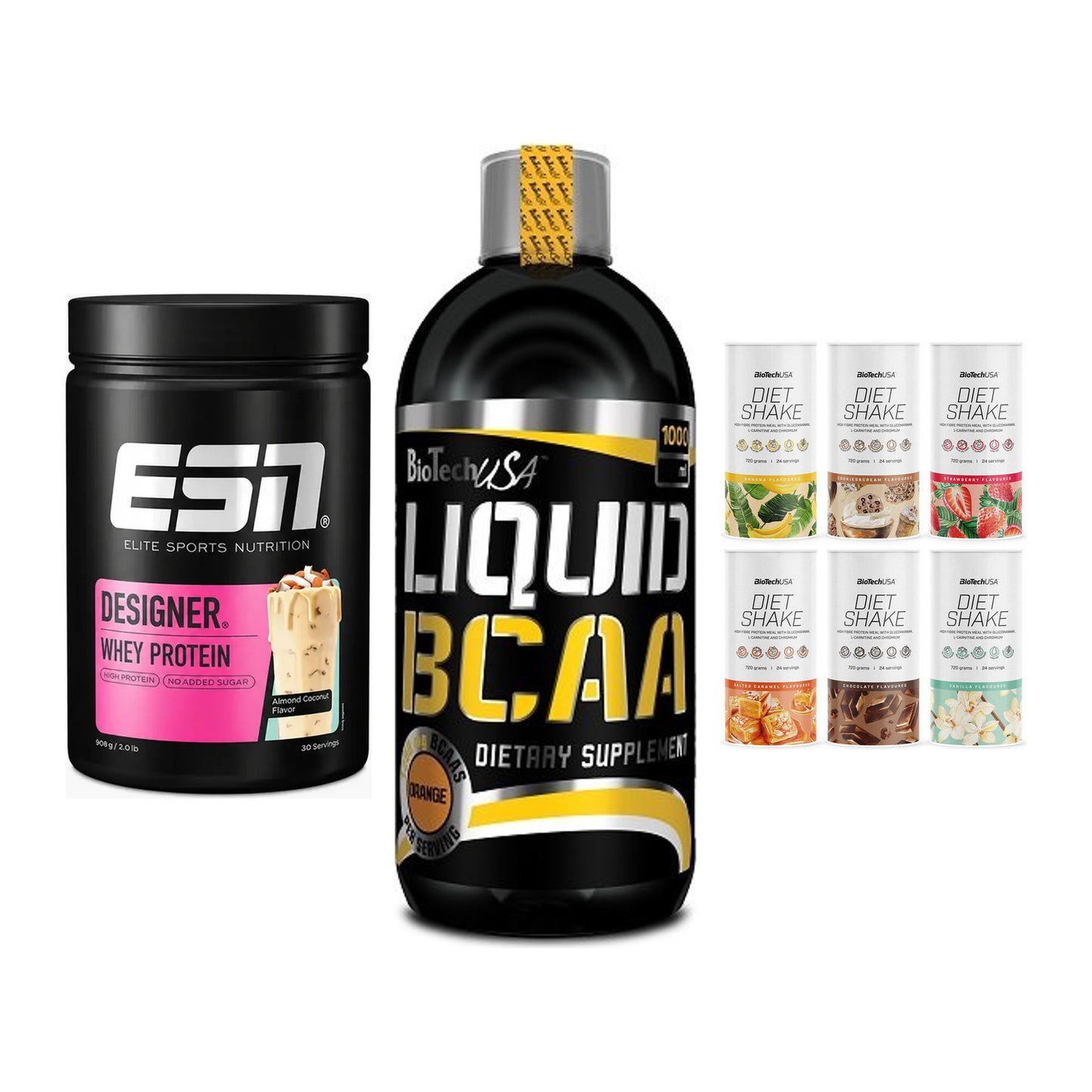 Definitionsphase-Set: ESN Designer + BioTech Liquid + BioTech Diet – alle enthaltenen Artikel