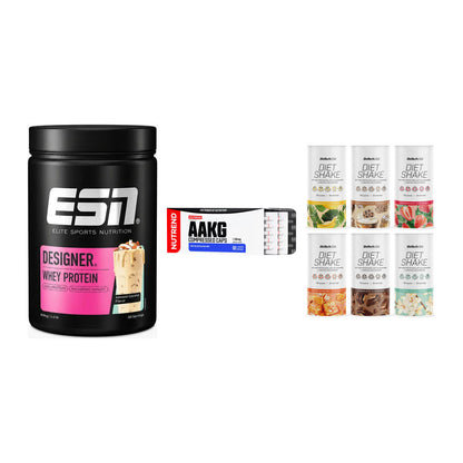 Definitionsphase-Set: ESN Designer + Nutrend AAKG + BioTech Diet – alle enthaltenen Artikel