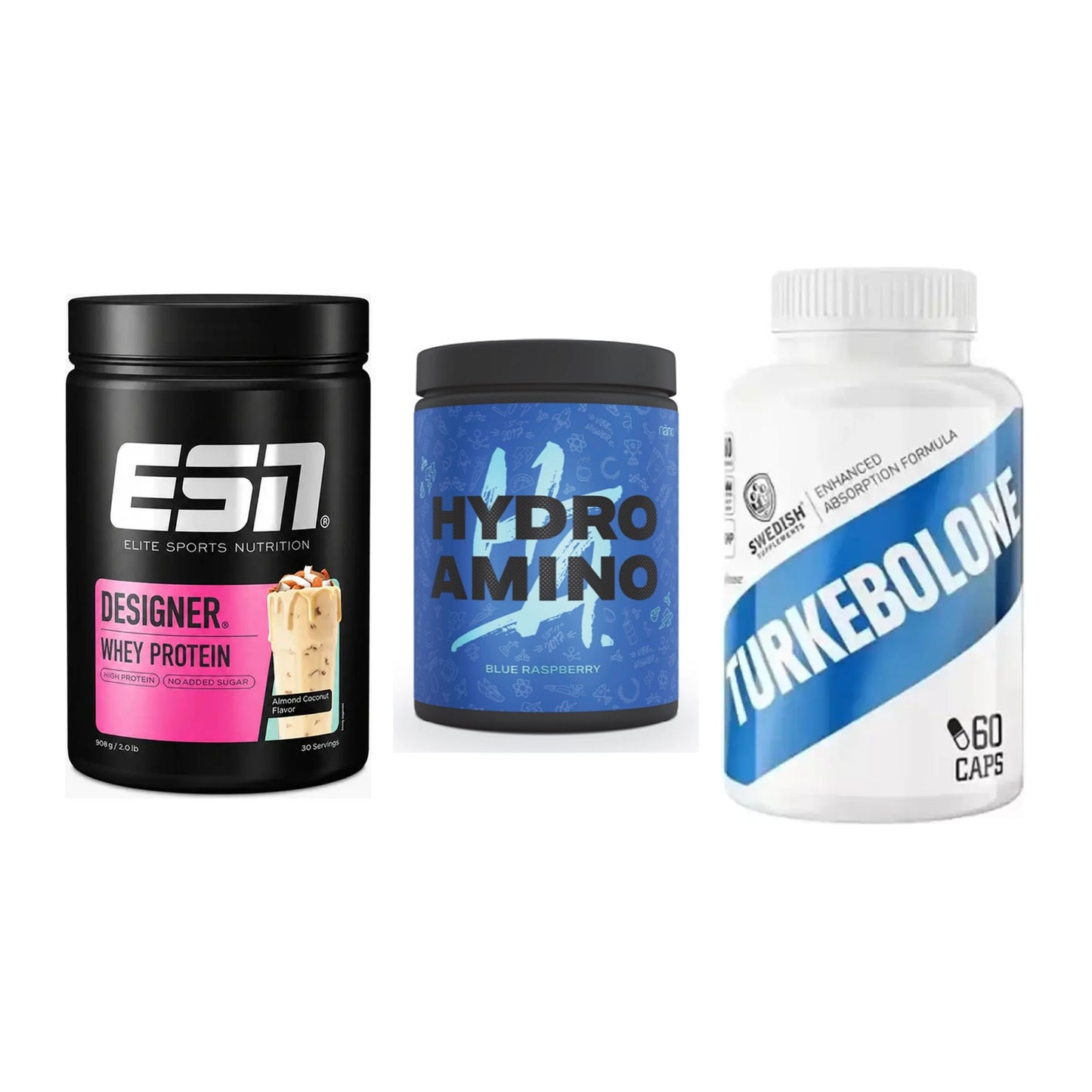 Definitionsphase-Set: ESN Designer + Nanosupps + Swedish Supple – alle enthaltenen Artikel
