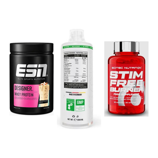 Definitionsphase-Set: ESN Designer + MST L-Carnitin + Scitec Stim – alle enthaltenen Artikel