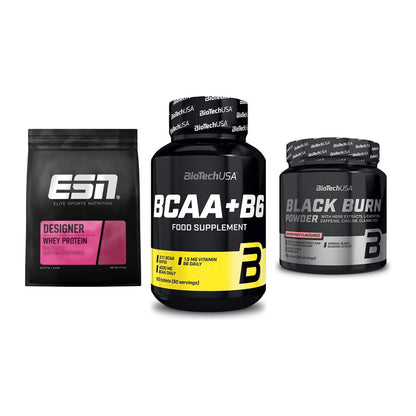 Definitionsphase-Set: ESN Designer + BioTech BCAA+B + BioTech Black – alle enthaltenen Artikel