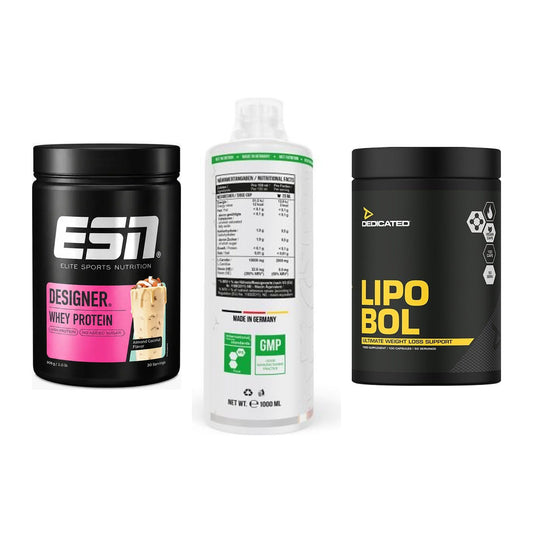 Definitionsphase-Set: ESN Designer + MST L-Carnitin + Dedicated – alle enthaltenen Artikel