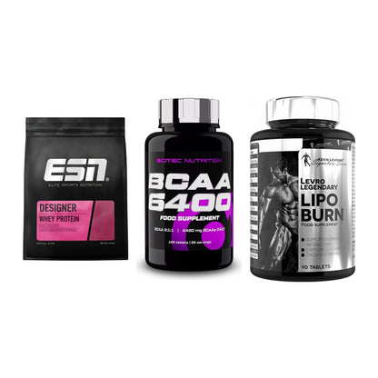 Definitionsphase-Set: ESN Designer + Scitec BCAA + Kevin Levrone – alle enthaltenen Artikel