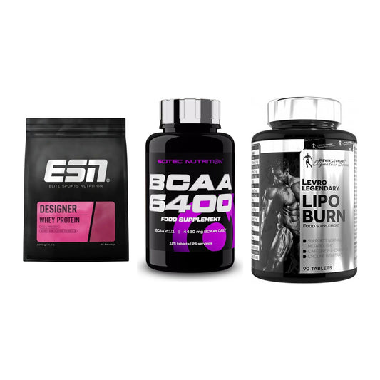 Definitionsphase-Set: ESN Designer + Scitec BCAA + Kevin Levrone – alle enthaltenen Artikel