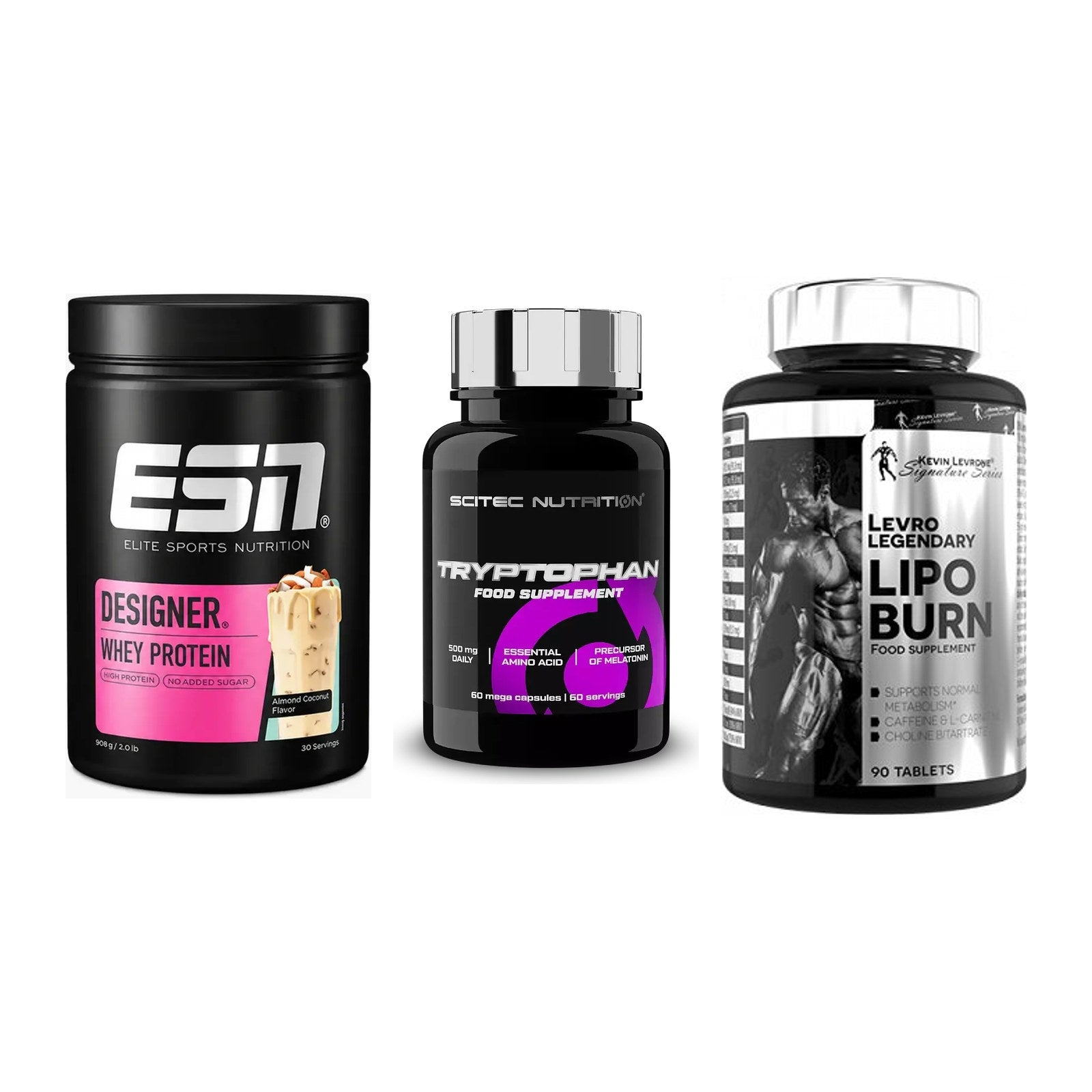 Definitionsphase-Set: ESN Designer + Scitec Tryptop + Kevin Levrone – alle enthaltenen Artikel