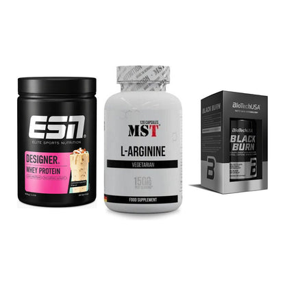 Definitionsphase-Set: ESN Designer + MST L-Arginine + BioTech Black – alle enthaltenen Artikel