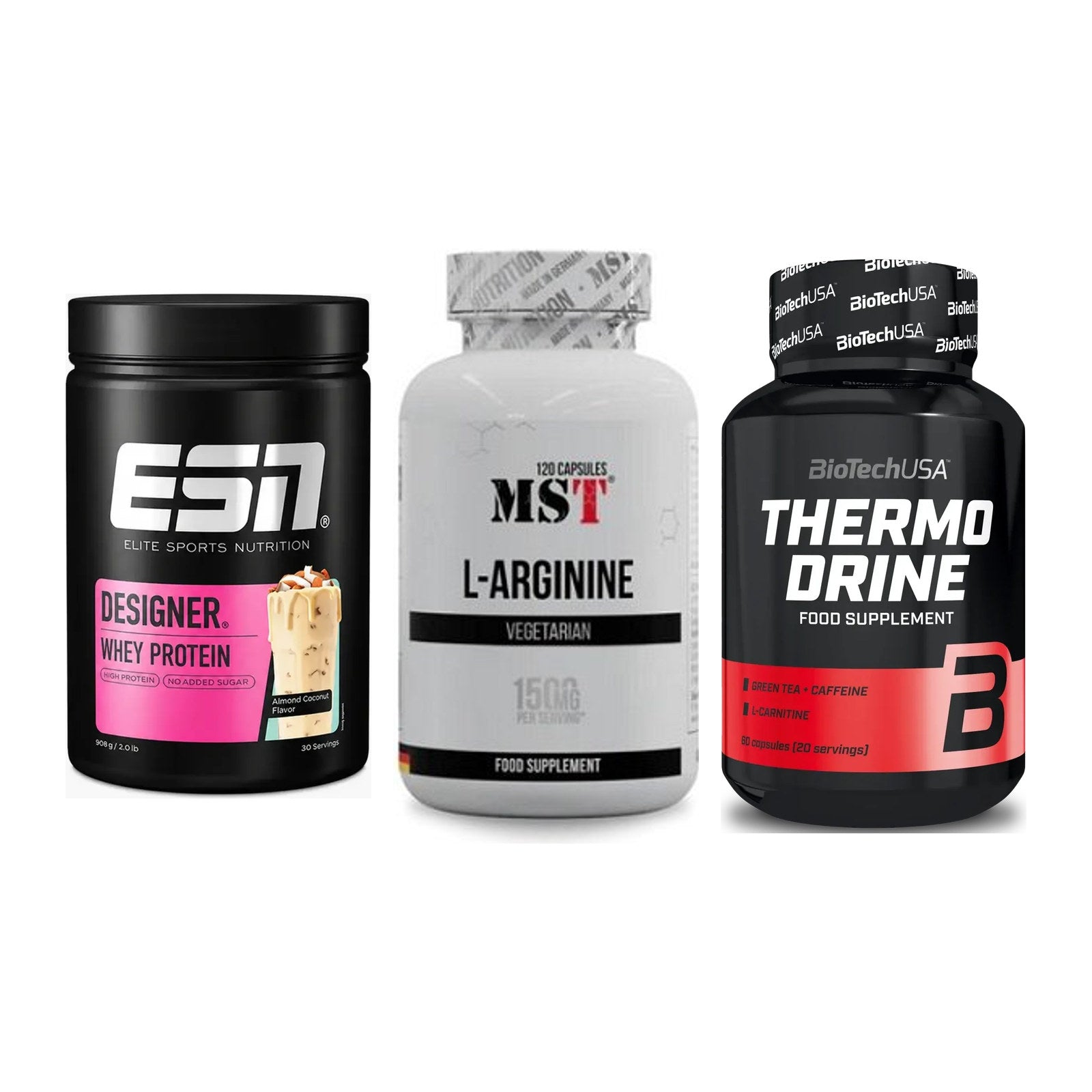 Definitionsphase-Set: ESN Designer + MST L-Arginine + BioTech Thermo – alle enthaltenen Artikel