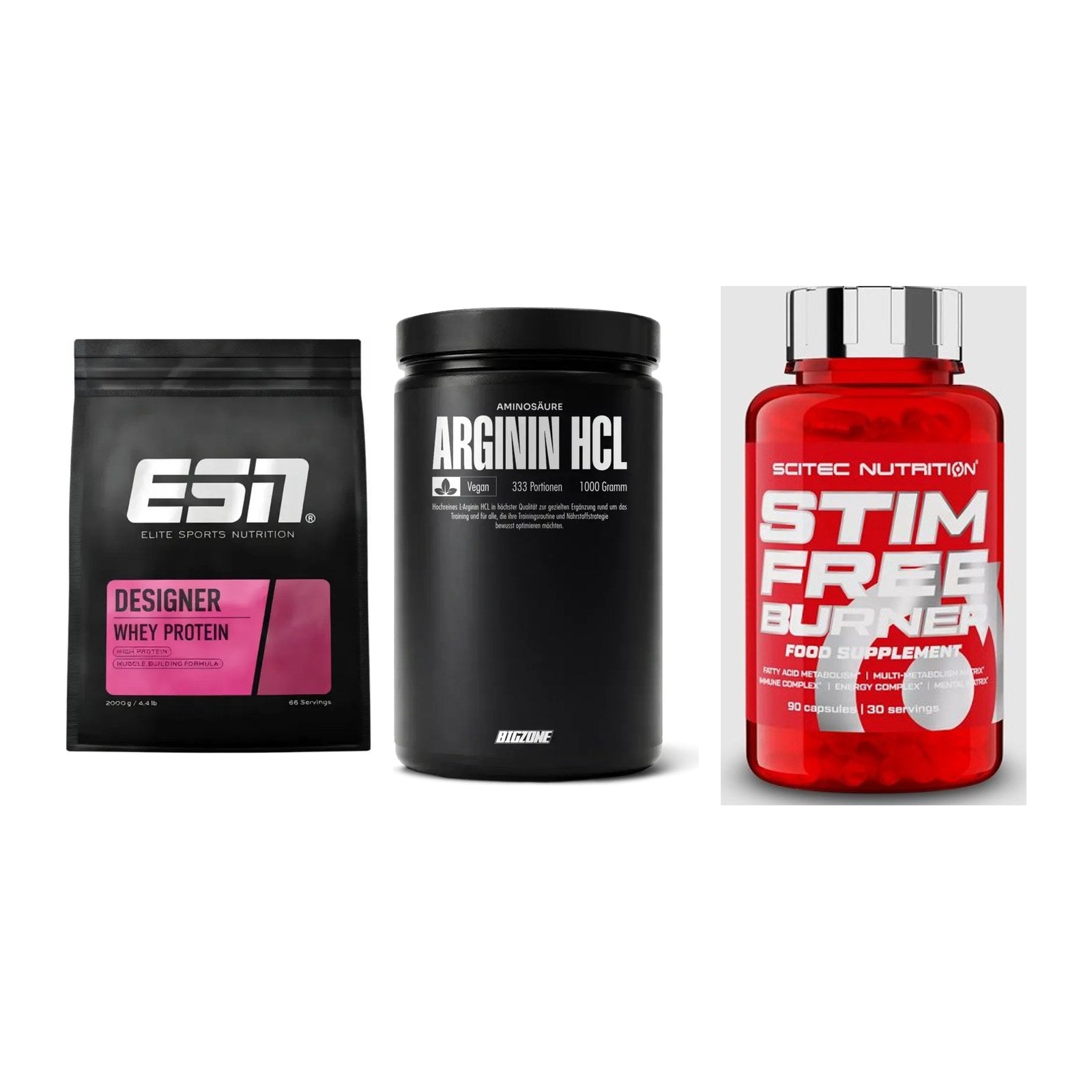 Definitionsphase-Set: ESN Designer + Big Zone + Scitec Stim – alle enthaltenen Artikel