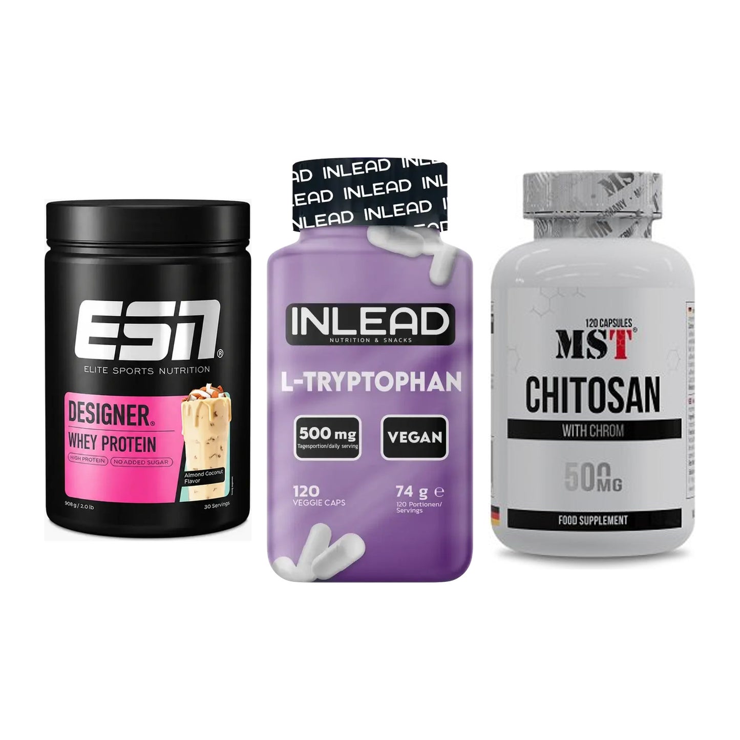 Definitionsphase-Set: ESN Designer + INLEAD L-Trypt + MST Chitosan – alle enthaltenen Artikel