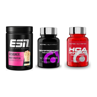 Definitionsphase-Set: ESN Designer + Scitec Tryptop + Scitec HCA-Chi – alle enthaltenen Artikel