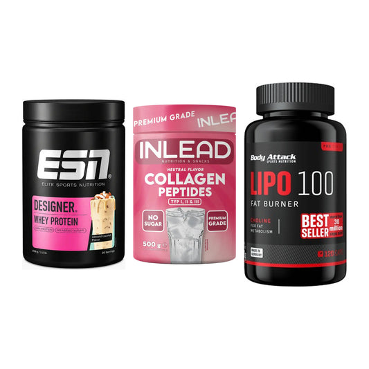 Definitionsphase-Set: ESN Designer + INLEAD Collage + Body Attack – alle enthaltenen Artikel