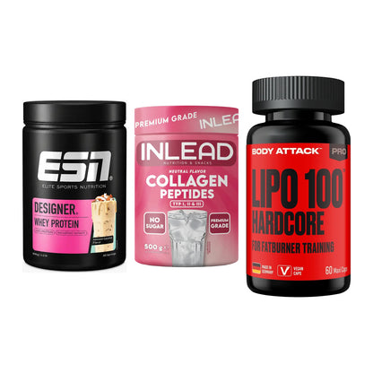 Definitionsphase-Set: ESN Designer + INLEAD Collage + Body Attack – alle enthaltenen Artikel