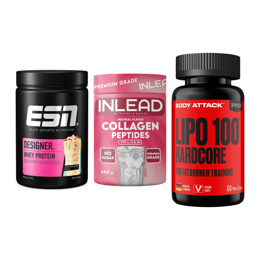 Definitionsphase-Set: ESN Designer + INLEAD Collage + Body Attack – alle enthaltenen Artikel