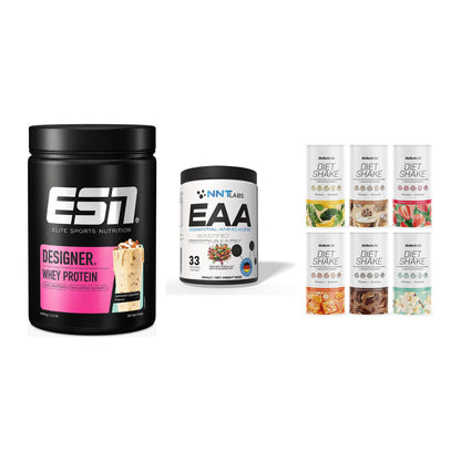 Definitionsphase-Set: ESN Designer Whey + NNT EAA + BioTech Diet Shake – alle enthaltenen Artikel