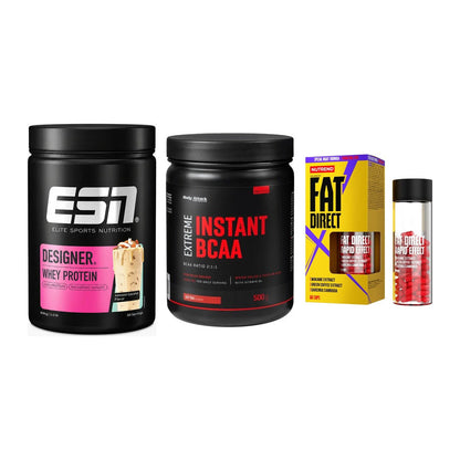 Definitionsphase-Set: ESN Designer + Body Attack + Nutrend Fat – alle enthaltenen Artikel